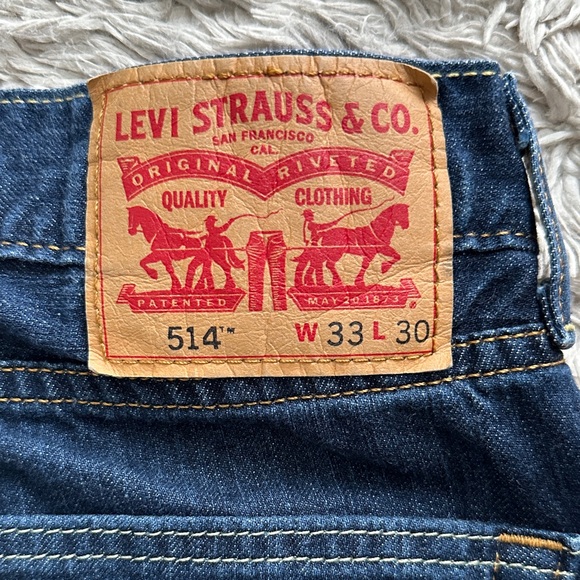 Men's Dark Blue Jeans - Picture 4 of 6